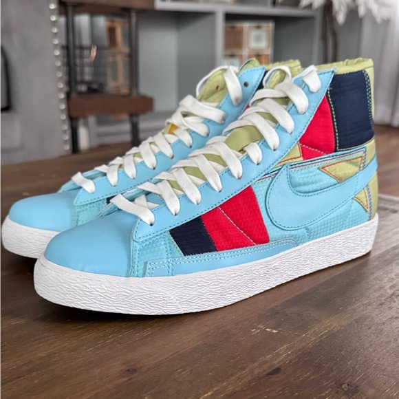 NIKE Women’s Blazer Mid Premium 'Powder Blue' - Picture 7 of 13